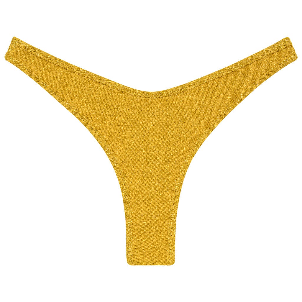 Sun Sparkle Binded Thong Bikini Bottom