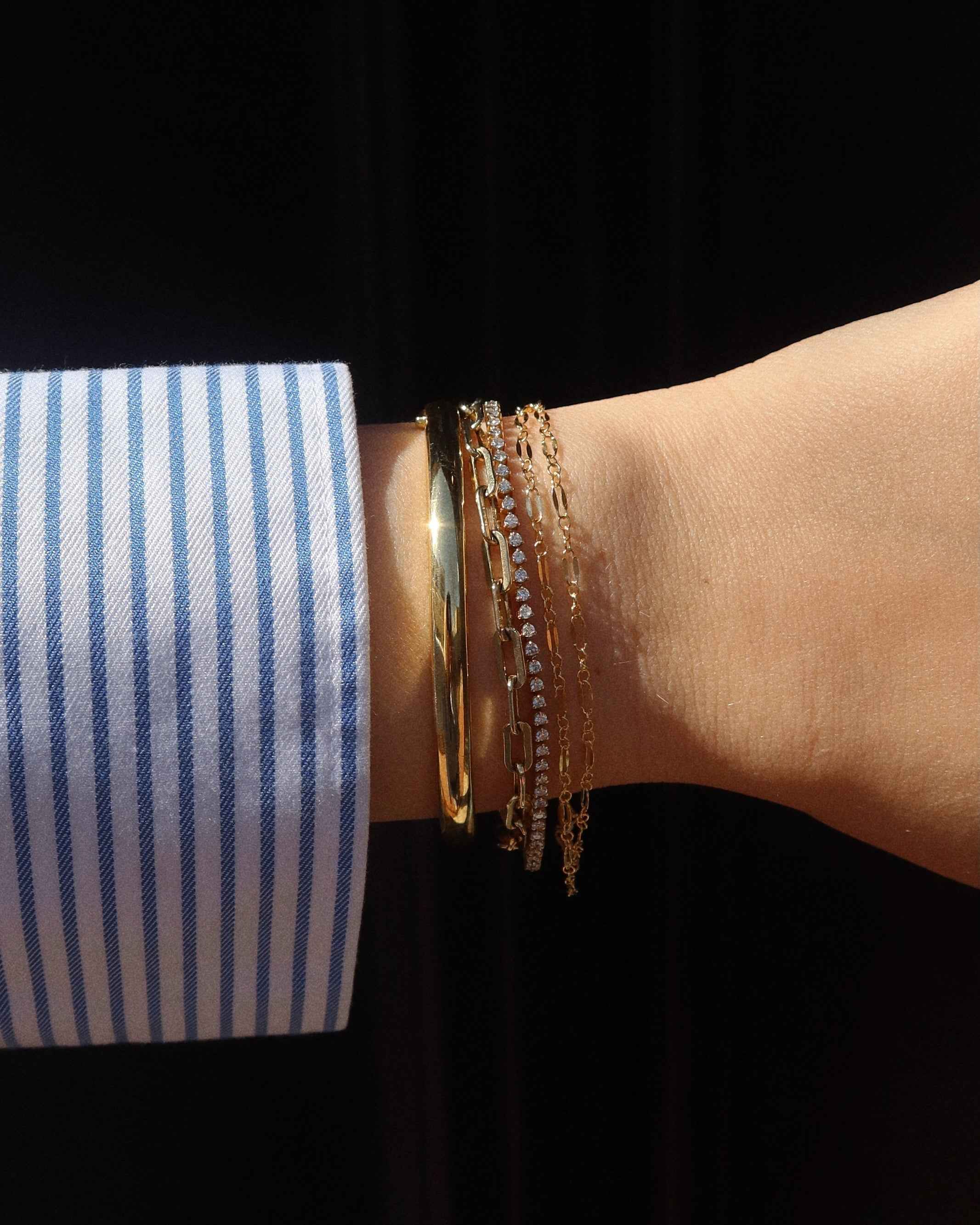 Raise the Bar Layered Chain Bracelet