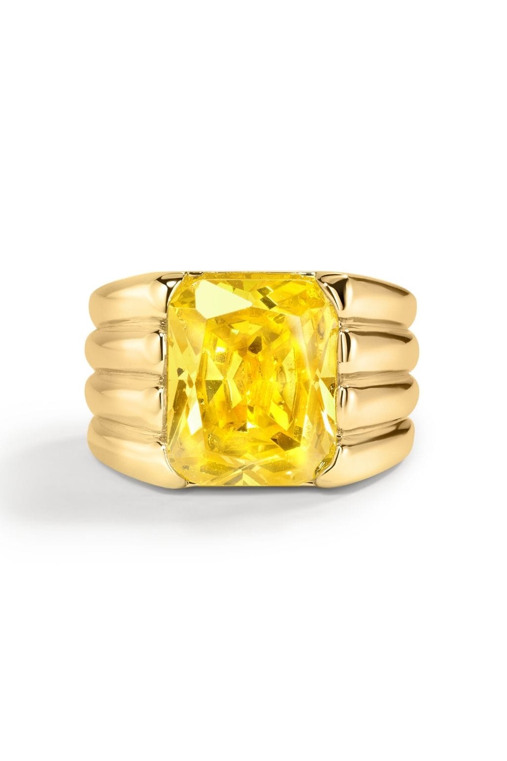 The Antoinette Stone Cigar Ring (Gold)