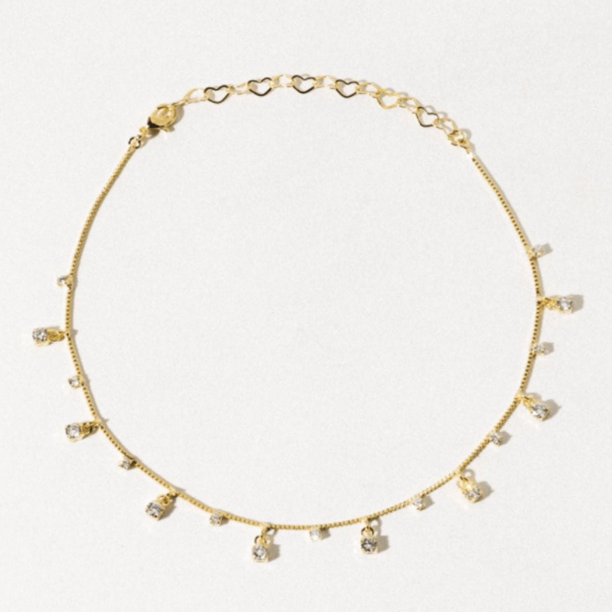 Miami Heat Rhinestone Anklet