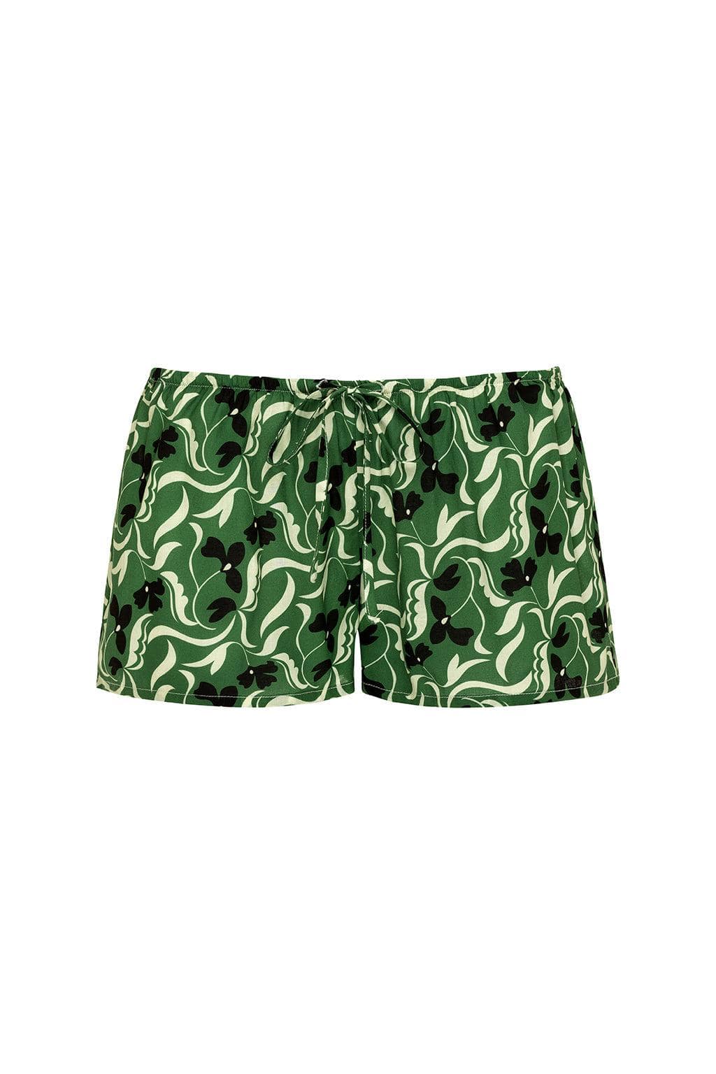 Veronica Floral Low-Rise Drawstring Short