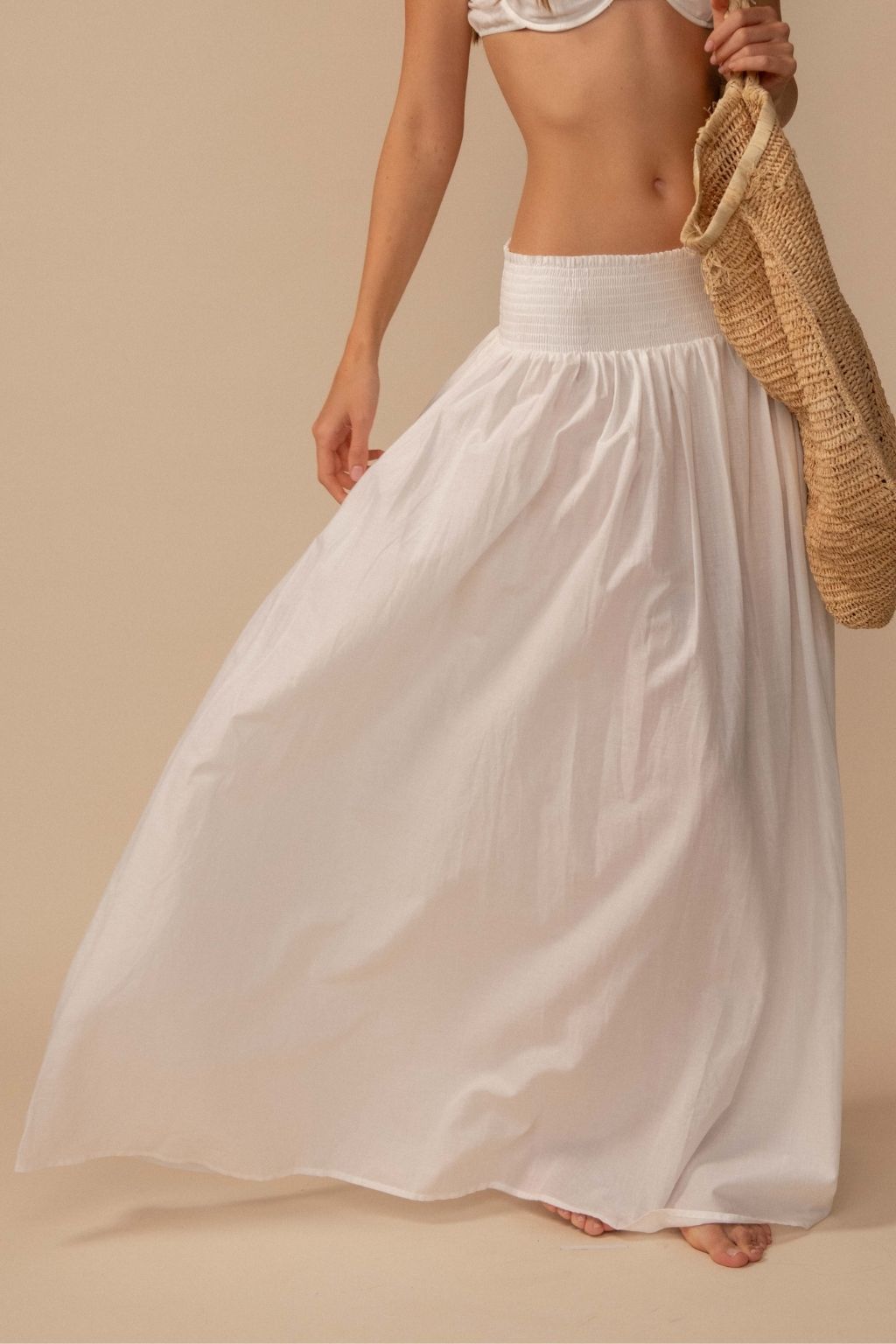 White Millie Skirt