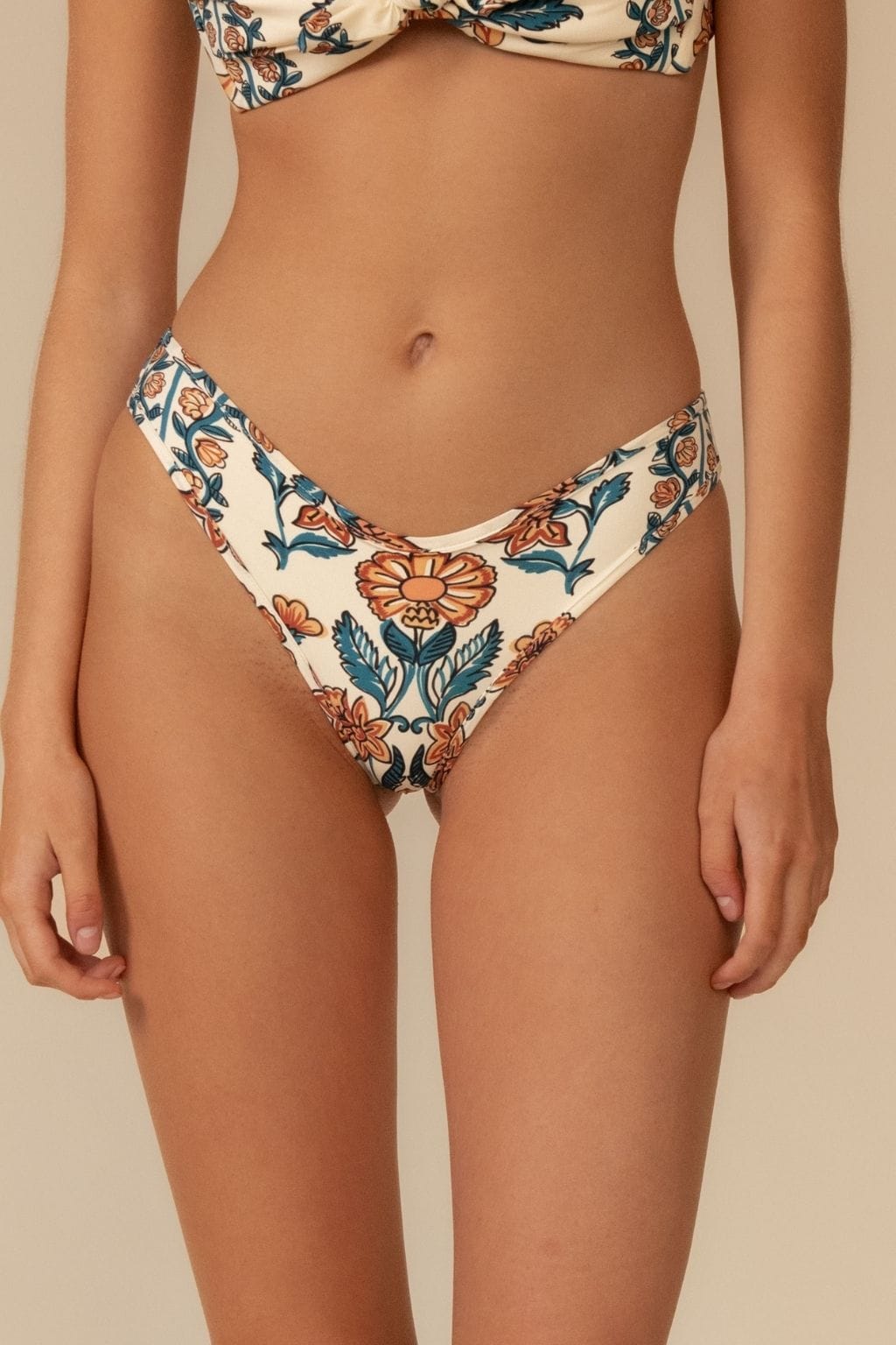 Winona Floral Added Coverage Lulu Bikini Bottom
