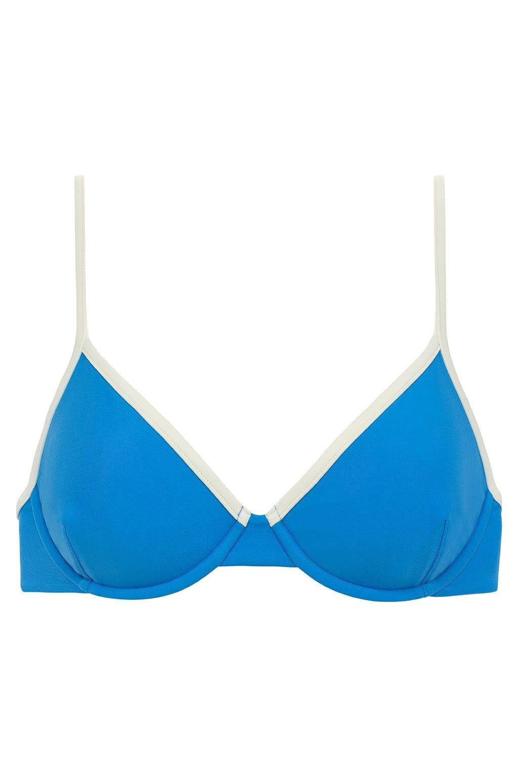 Asul Cream Binded Dainty Bikini Top