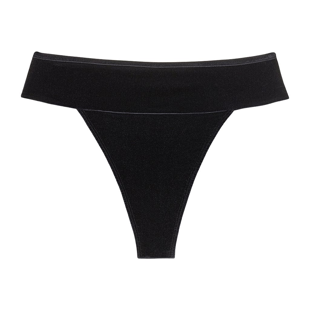 Black Velvet Tamarindo Binded Bikini Bottom