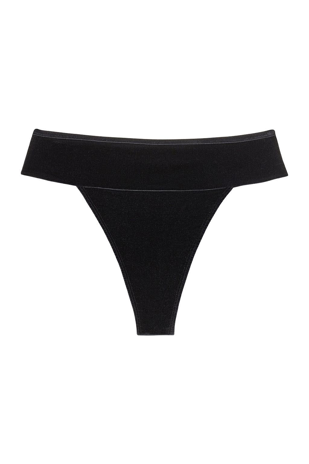Black Velvet Tamarindo Binded Bikini Bottom