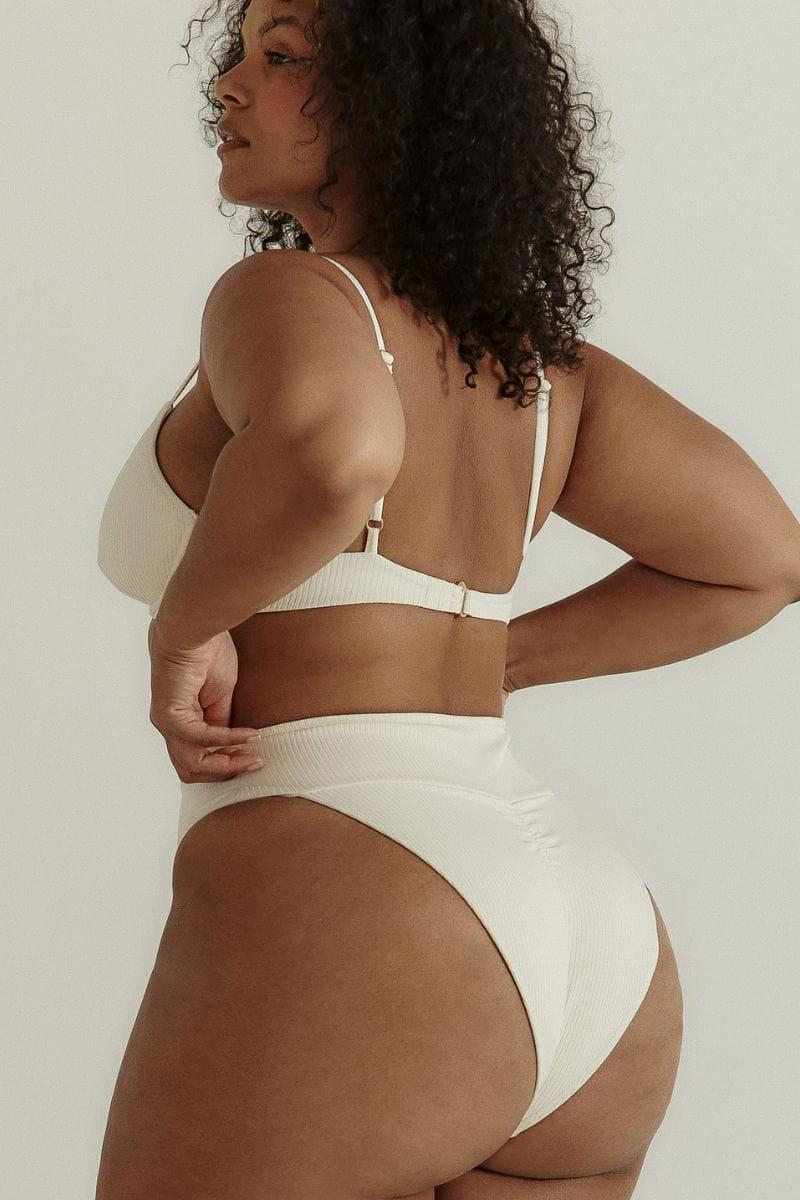 Cream Rib Tamarindo Bikini Bottom