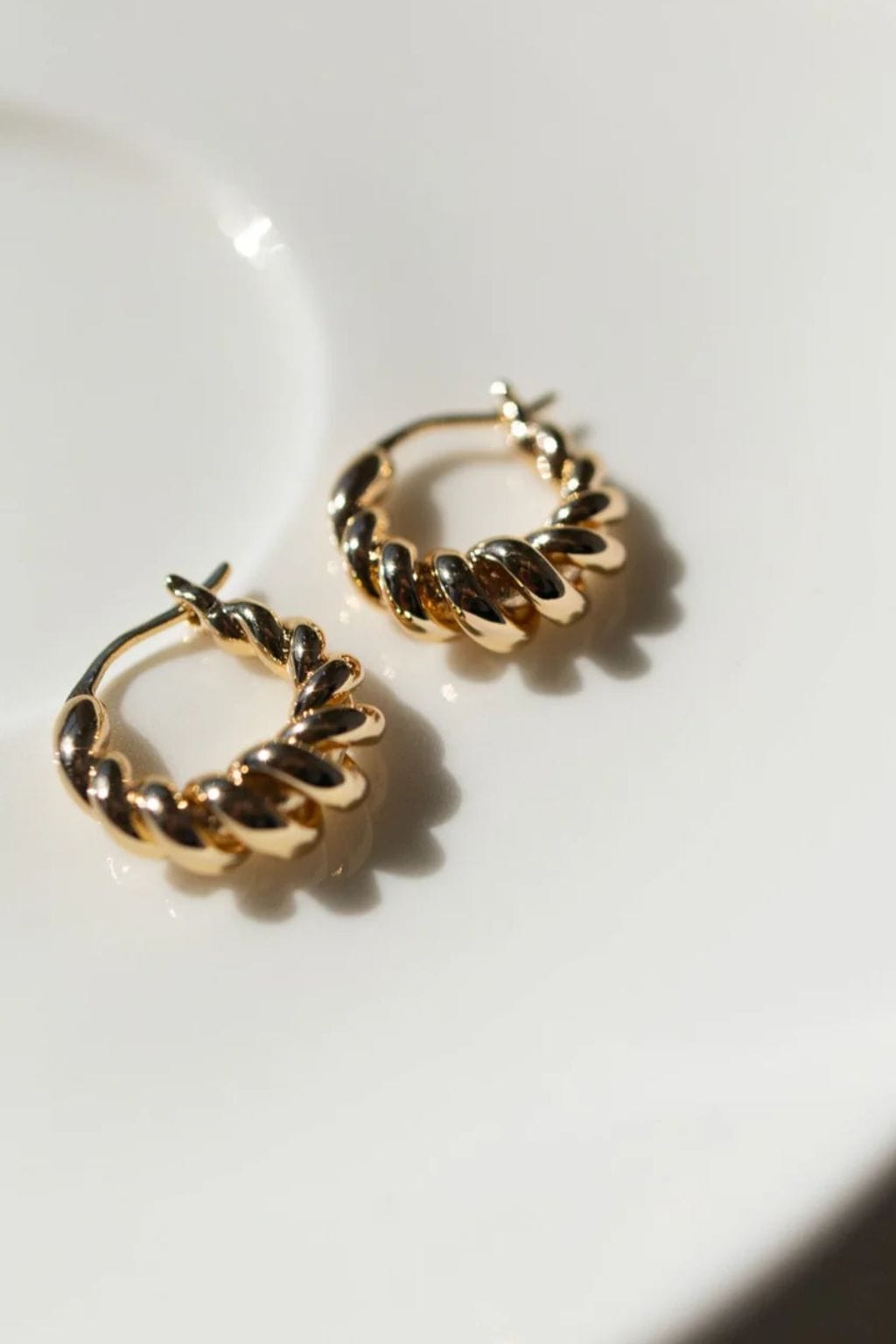 Flora Hoops (Gold)