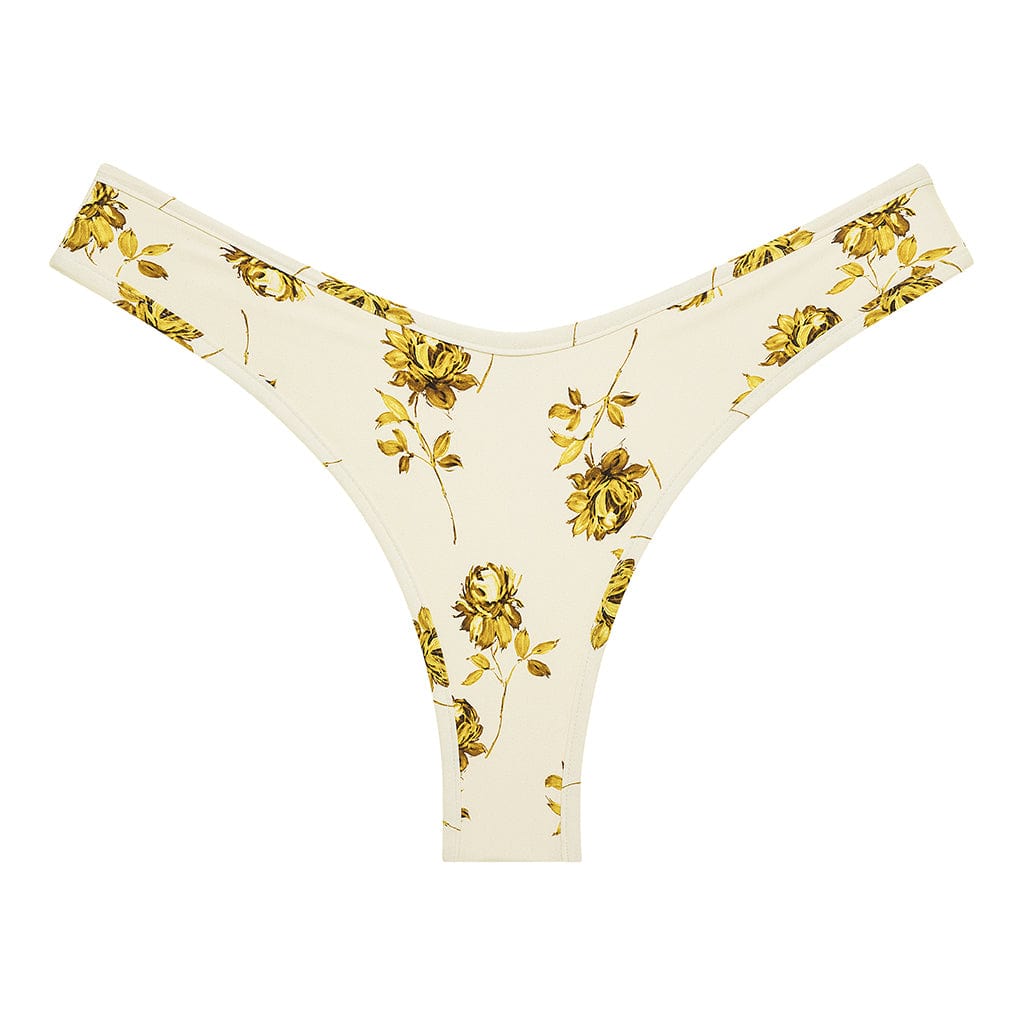 Gold Filigree Added Coverage Lulu Bikini Bottom