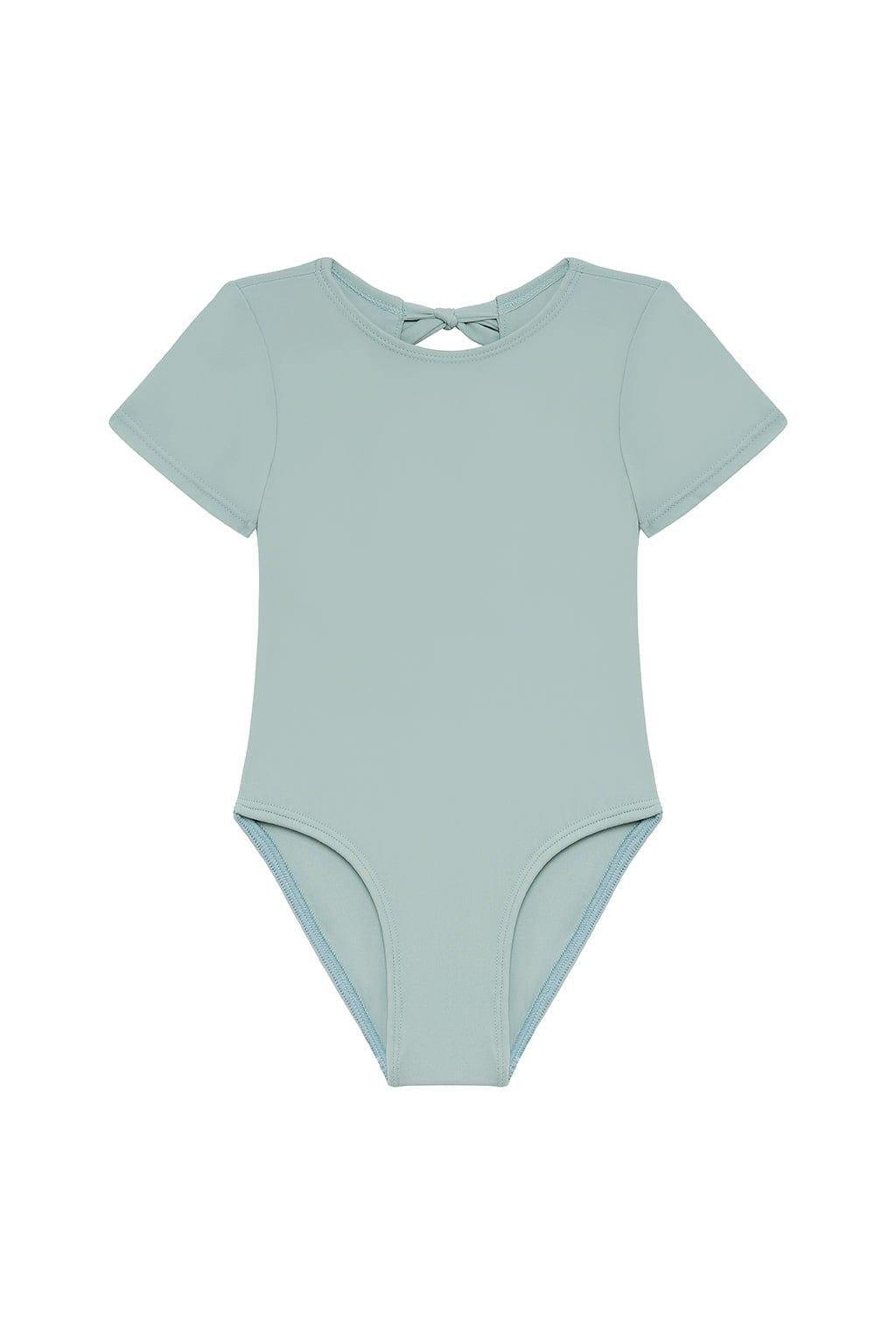 Powder Blue Mini Short Sleeve One-Piece