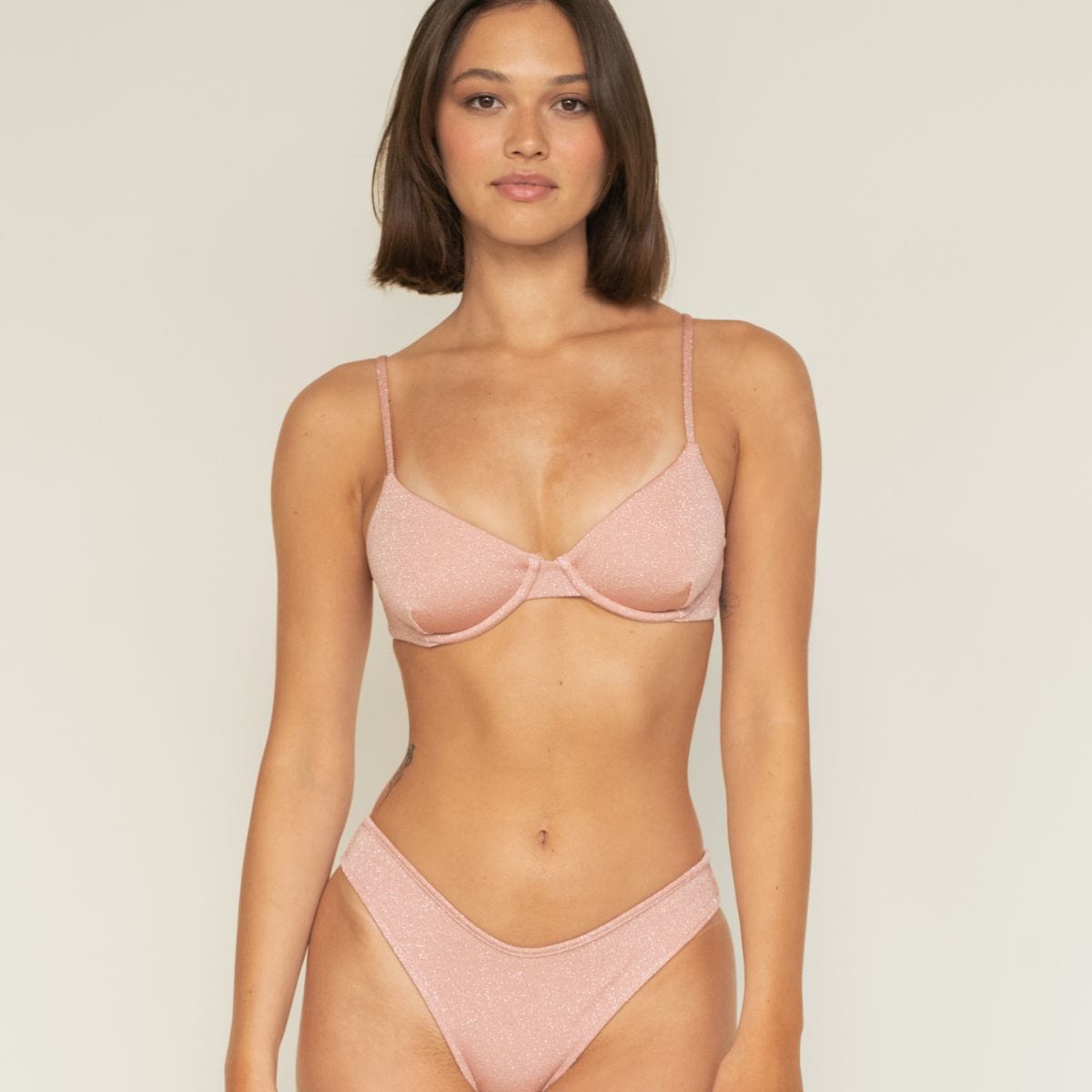 Prima Pink Sparkle Lulu Bikini Bottom
