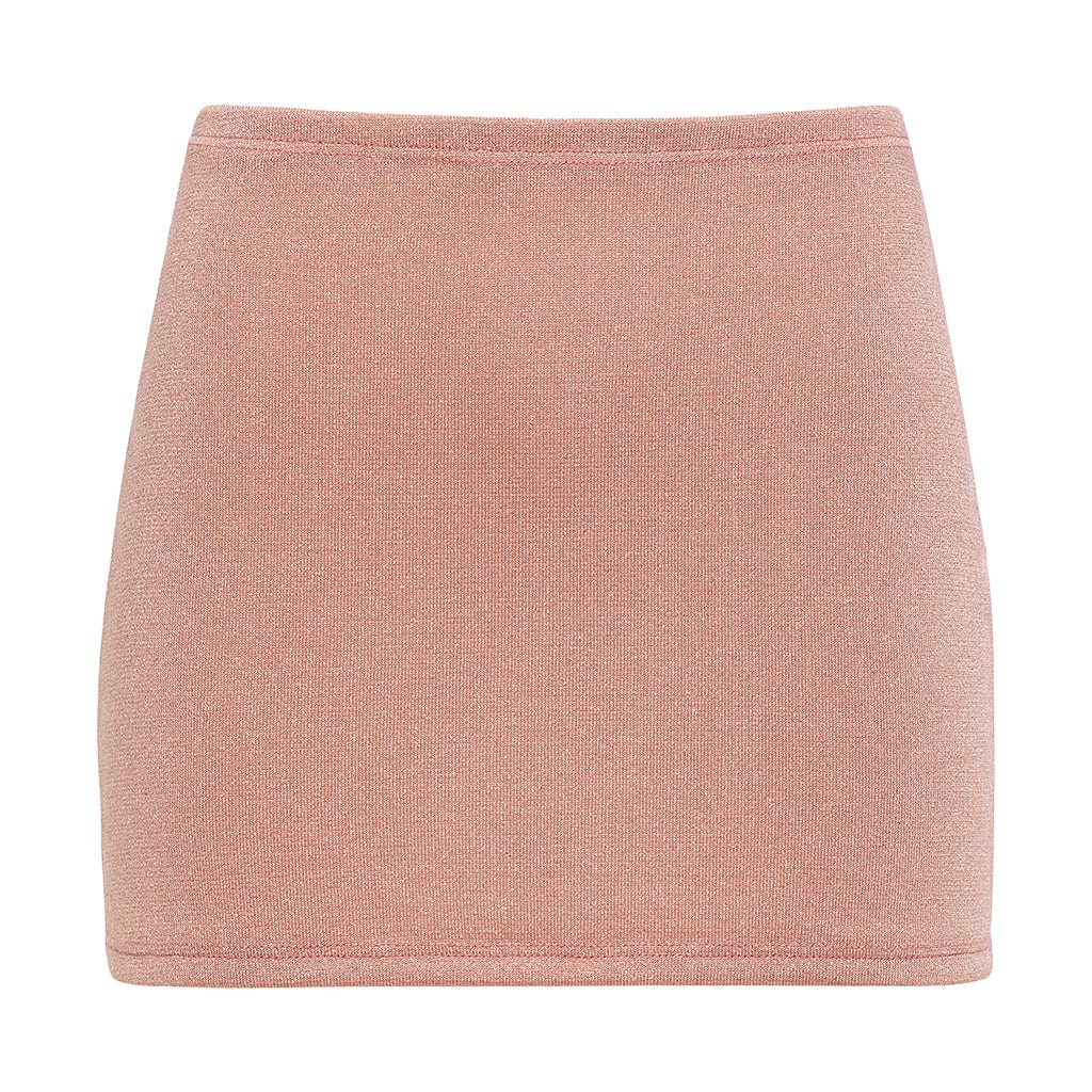 Prima Pink Sparkle Micro Skirt