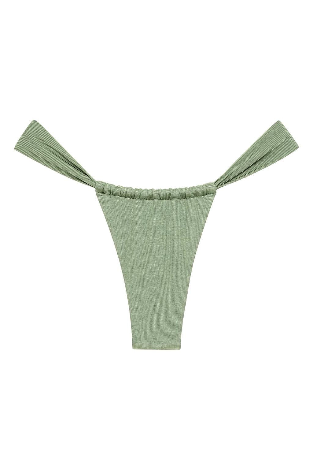 Sage Green Rib Sandra Bikini Bottom