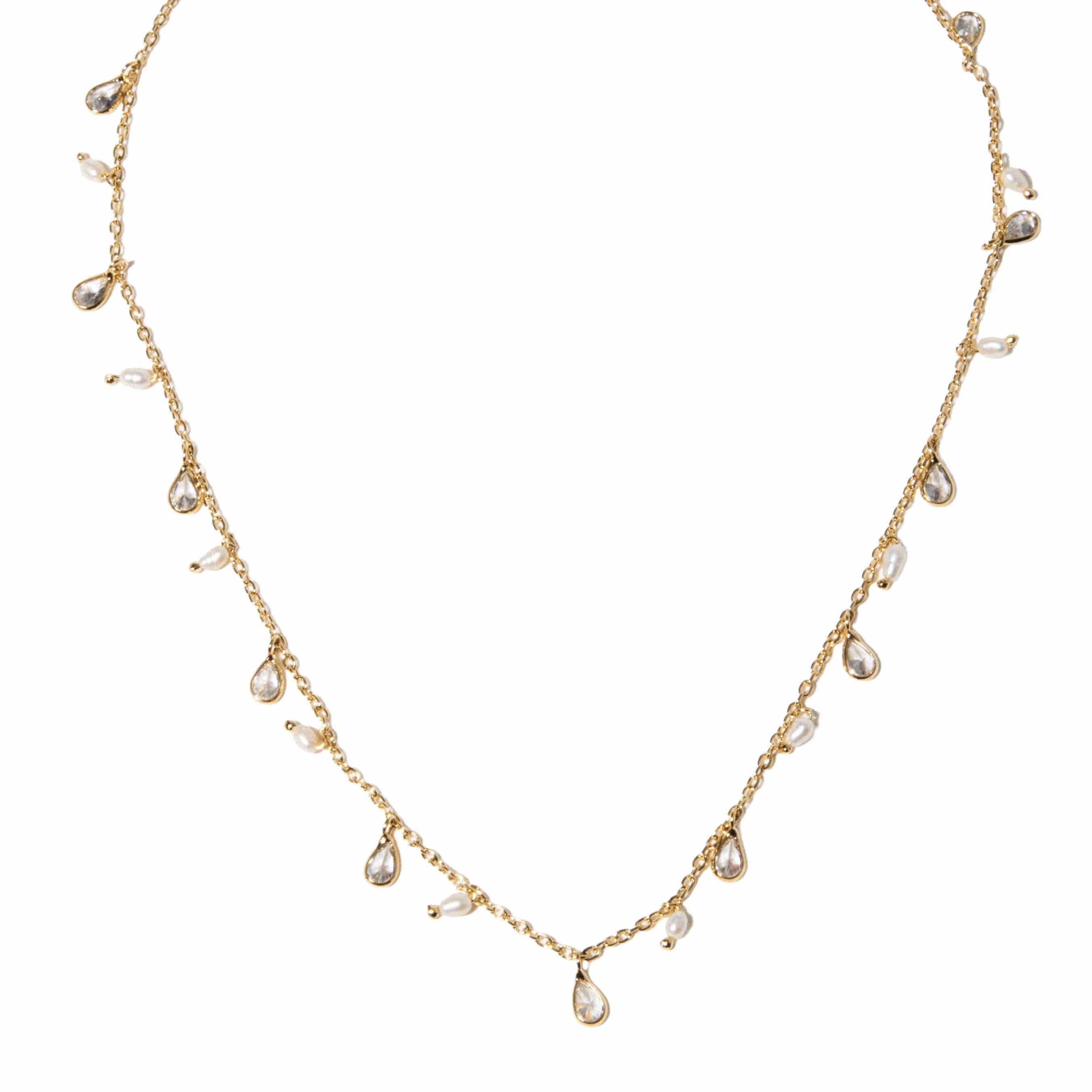 Scattered Pearl Necklace