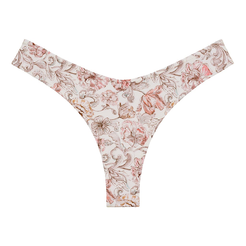 Venecia Floral Added Coverage Lulu (Zig-Zag Stitch) Bikini Bottom