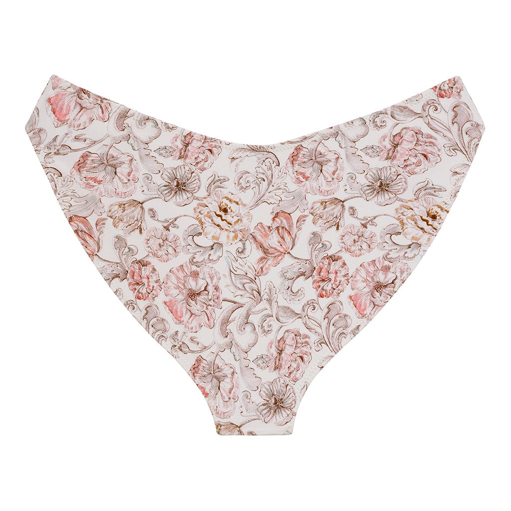 Venecia Floral Added Coverage Lulu (Zig-Zag Stitch) Bikini Bottom