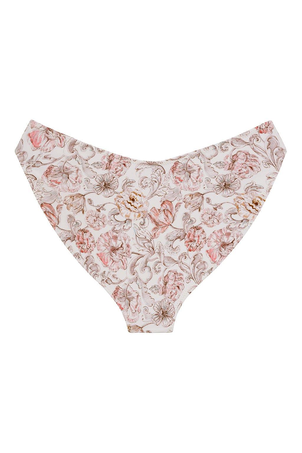 Venecia Floral Added Coverage Lulu (Zig-Zag Stitch) Bikini Bottom