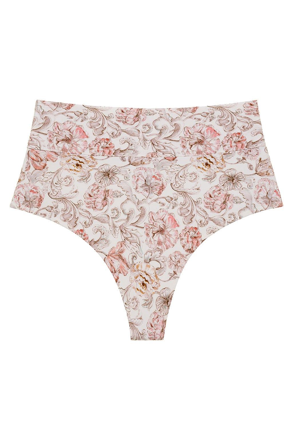 Venecia Floral Full Coverage High Rise Bikini Bottom
