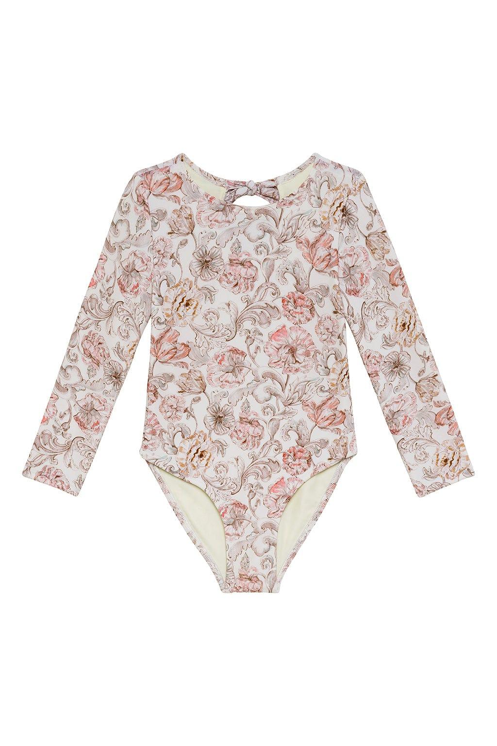 Venecia Floral Mini Long Sleeve One-Piece