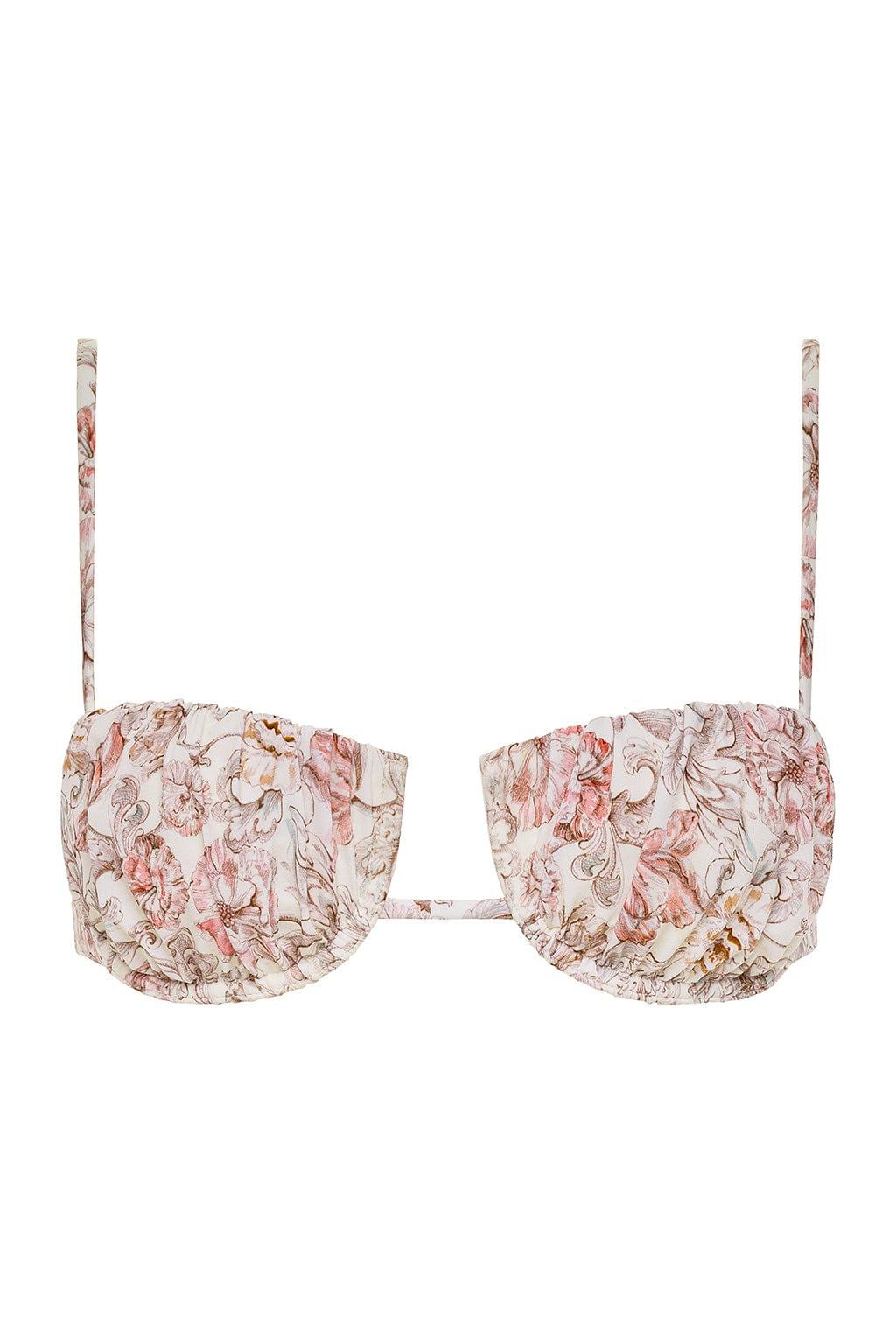 Venecia Floral Petal Bikini Top