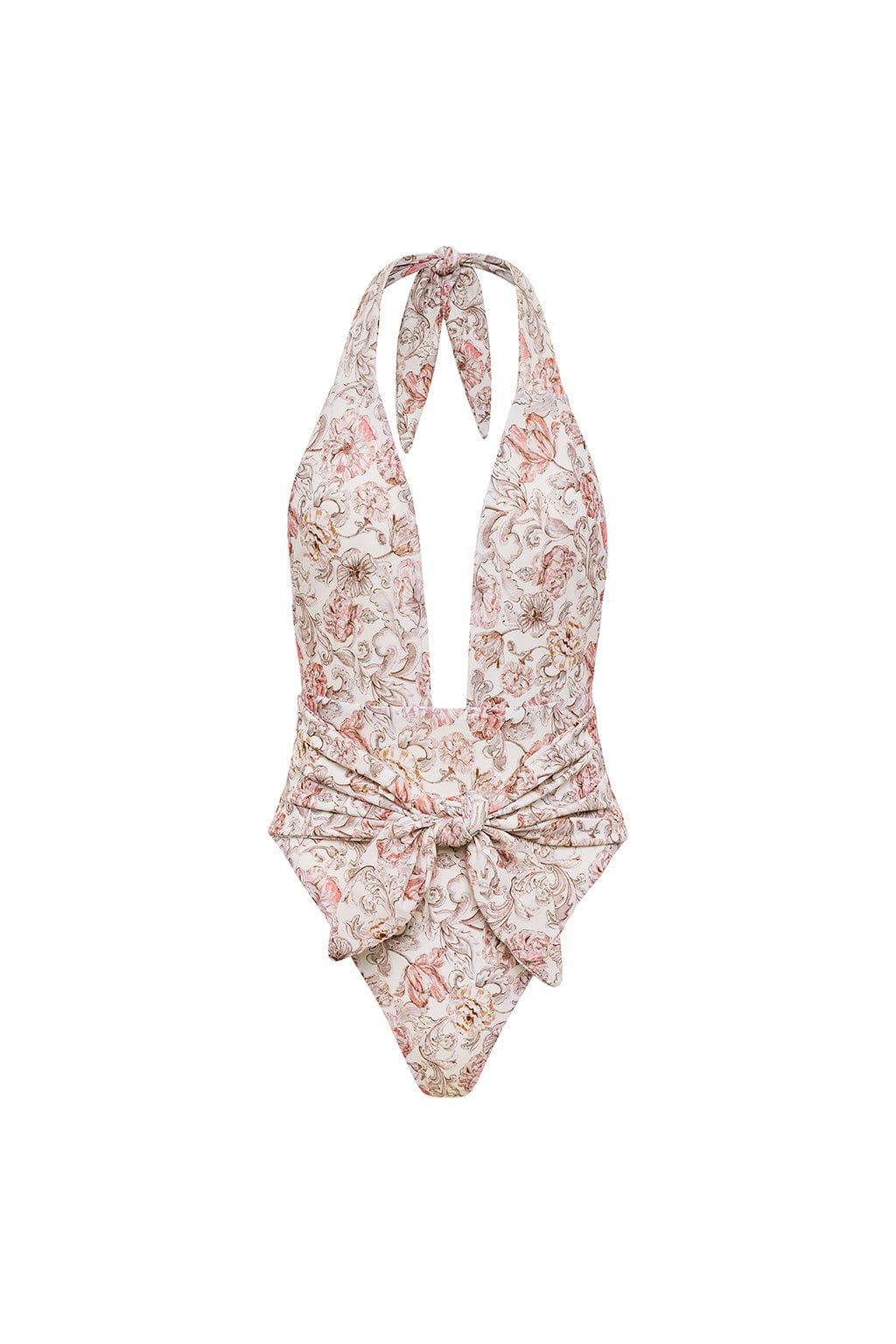 Venecia Floral Tropez Tie-Up One-Piece