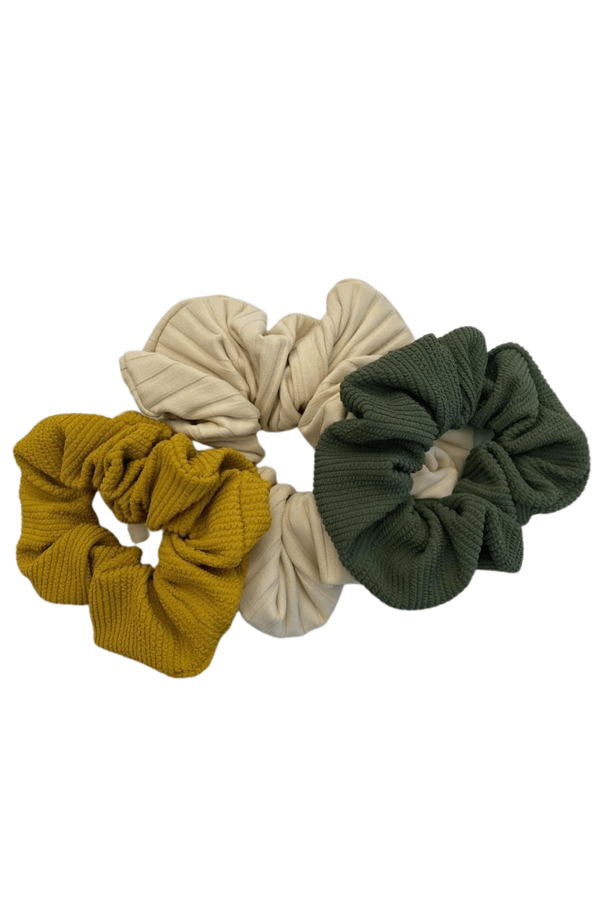 Olive Micro Scrunch Scrunchie