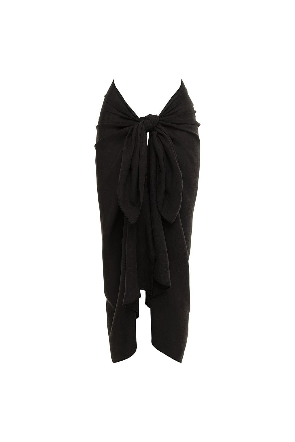 Black Midi Sarong