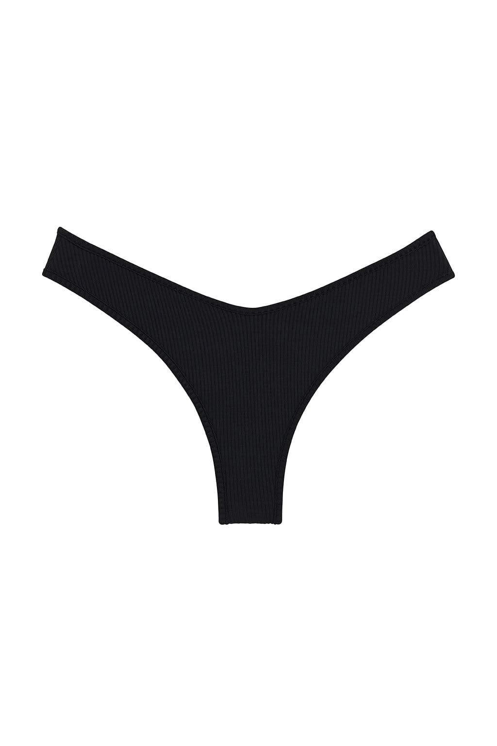 Black Rib Lulu Bikini Bottom