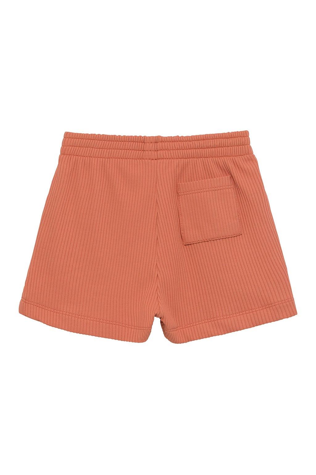 Coral Rib Mini Swim Trunk