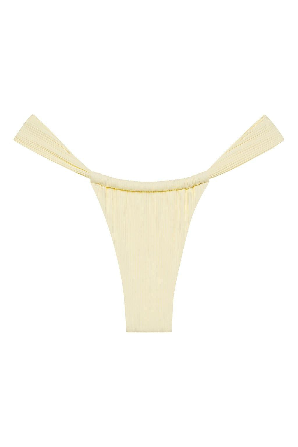 Cream Rib Sandra Bikini Bottom