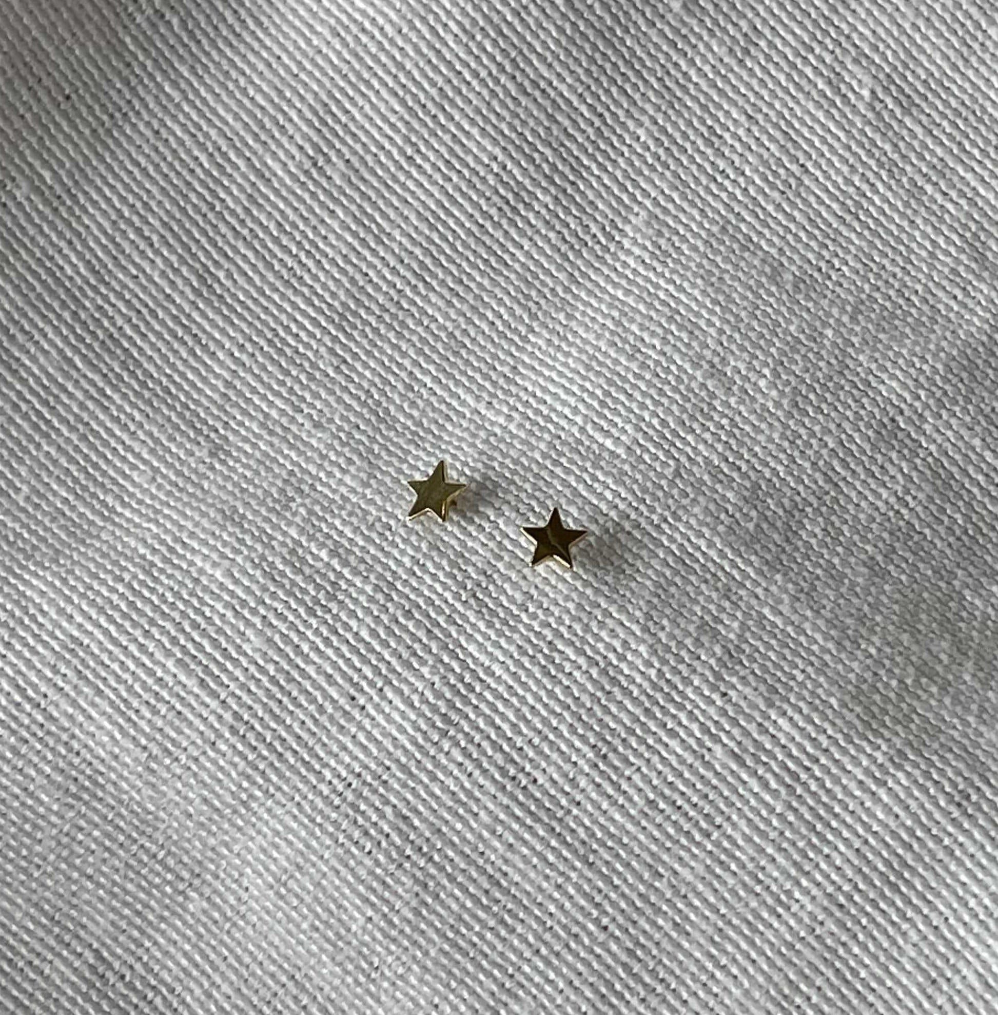 Gold Star Studs