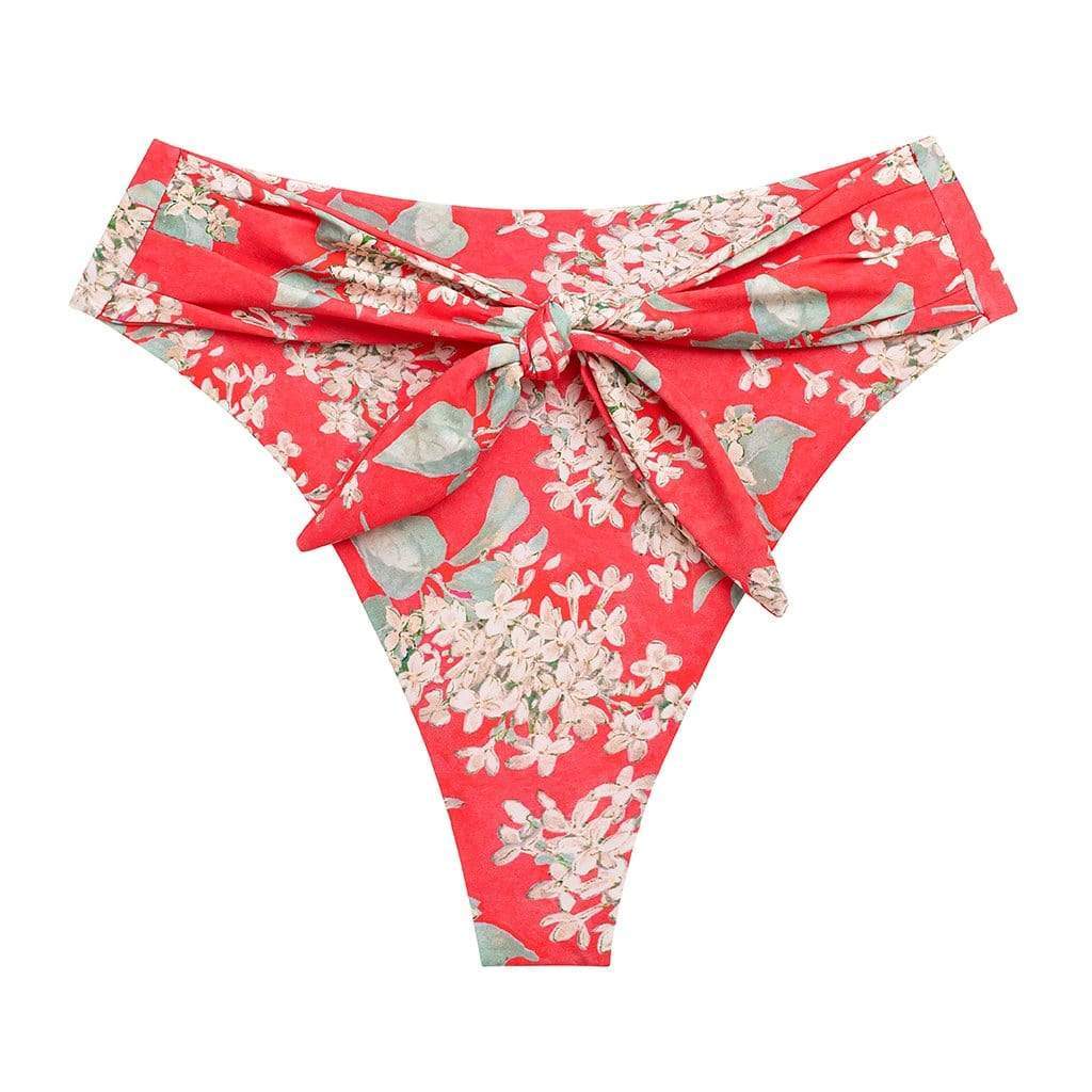 Vintage Floral Paula Tie-Up Bikini Bottom