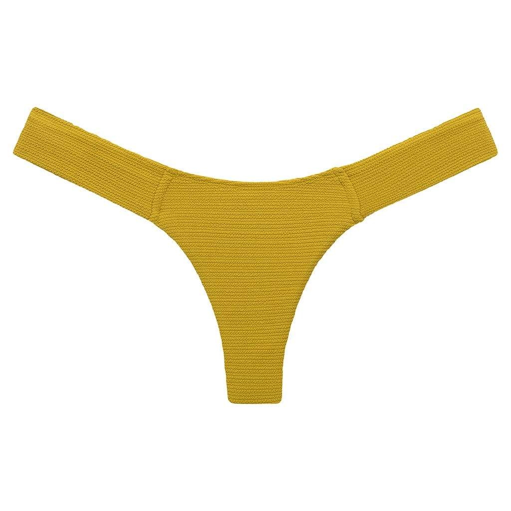 Key Lime Micro Scrunch Added Coverage Uno Bikini bottom