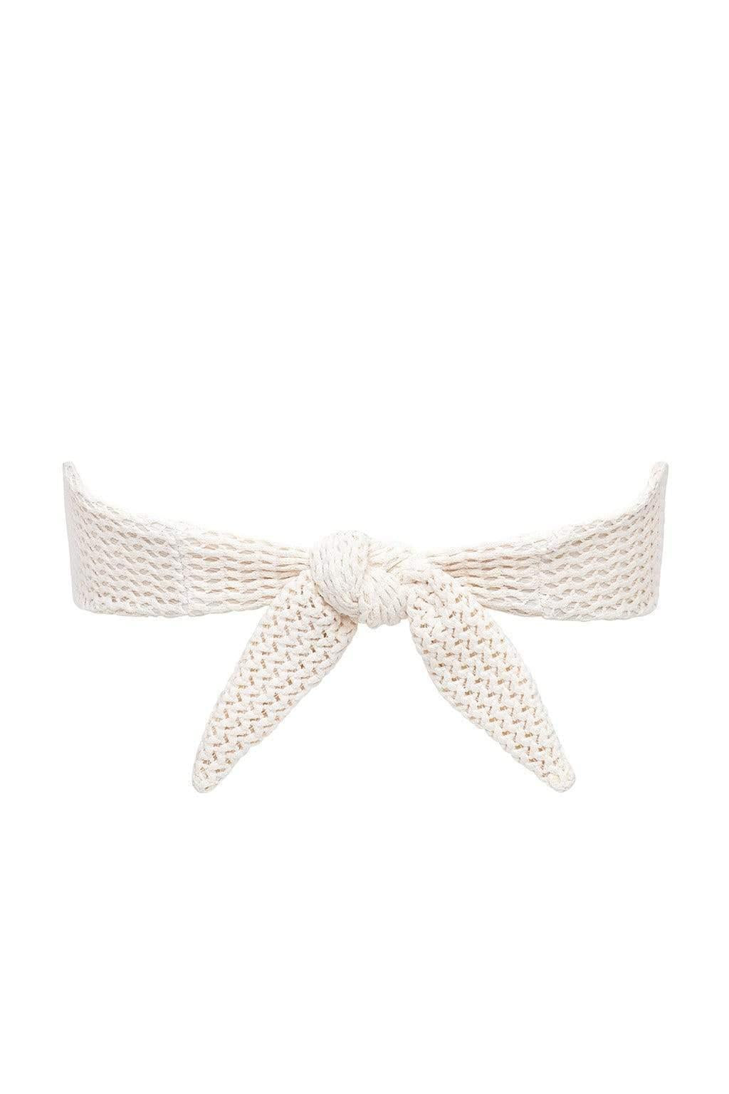 Bone Crochet Tori Ties Bandeau Bikini Top
