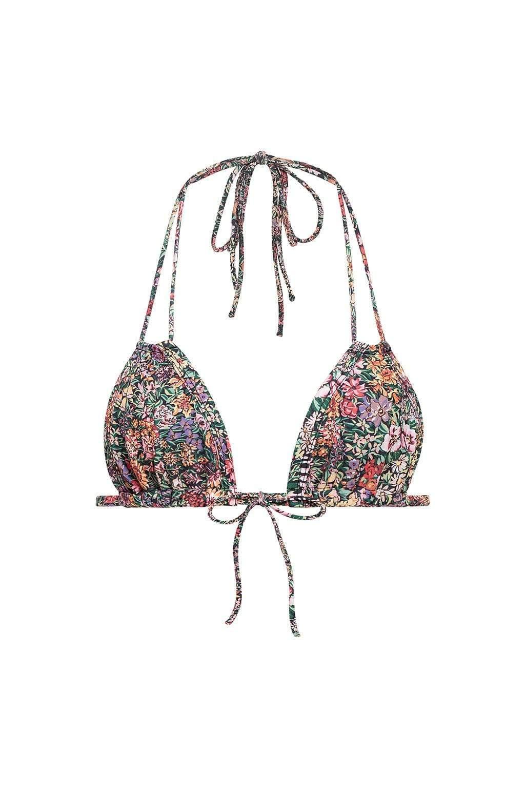 Mara Floral Euro Bow Bikini Top