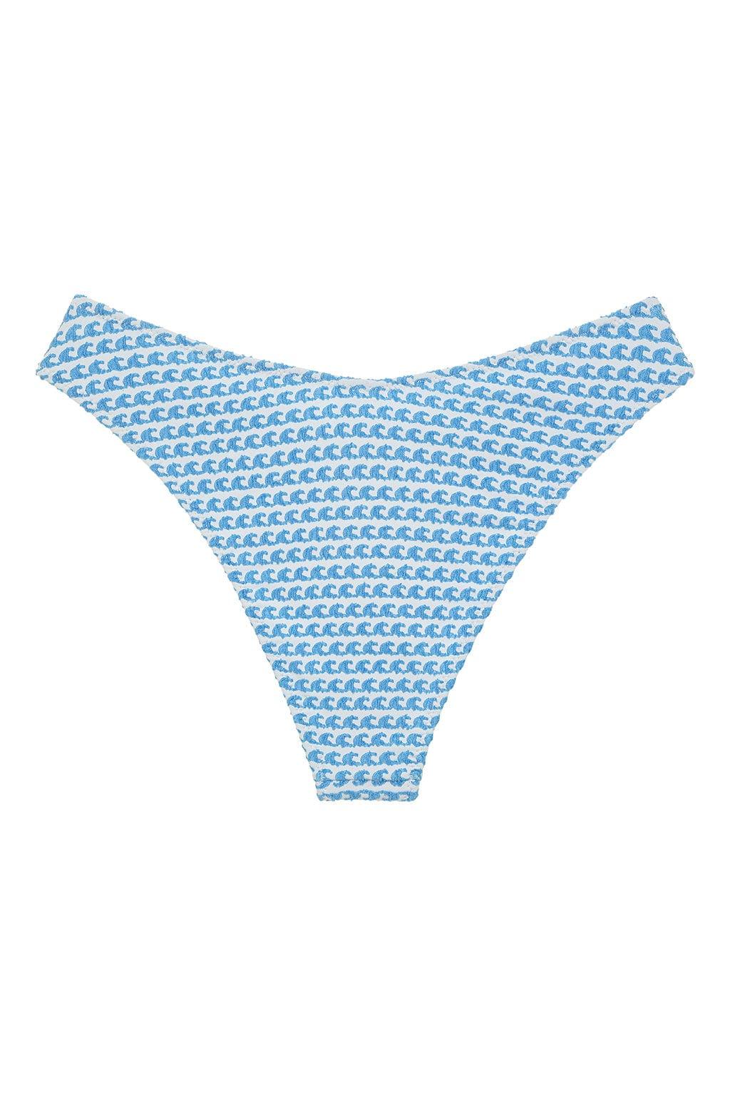 Wave Repeat Lulu (Zig-Zag Stitch) Bikini Bottom