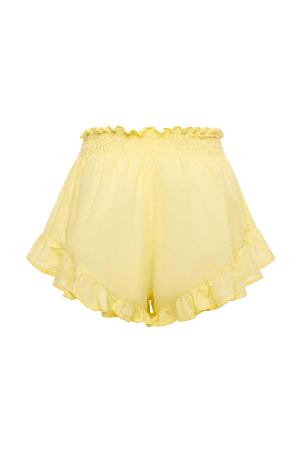 Yellow Pastel Boho Short