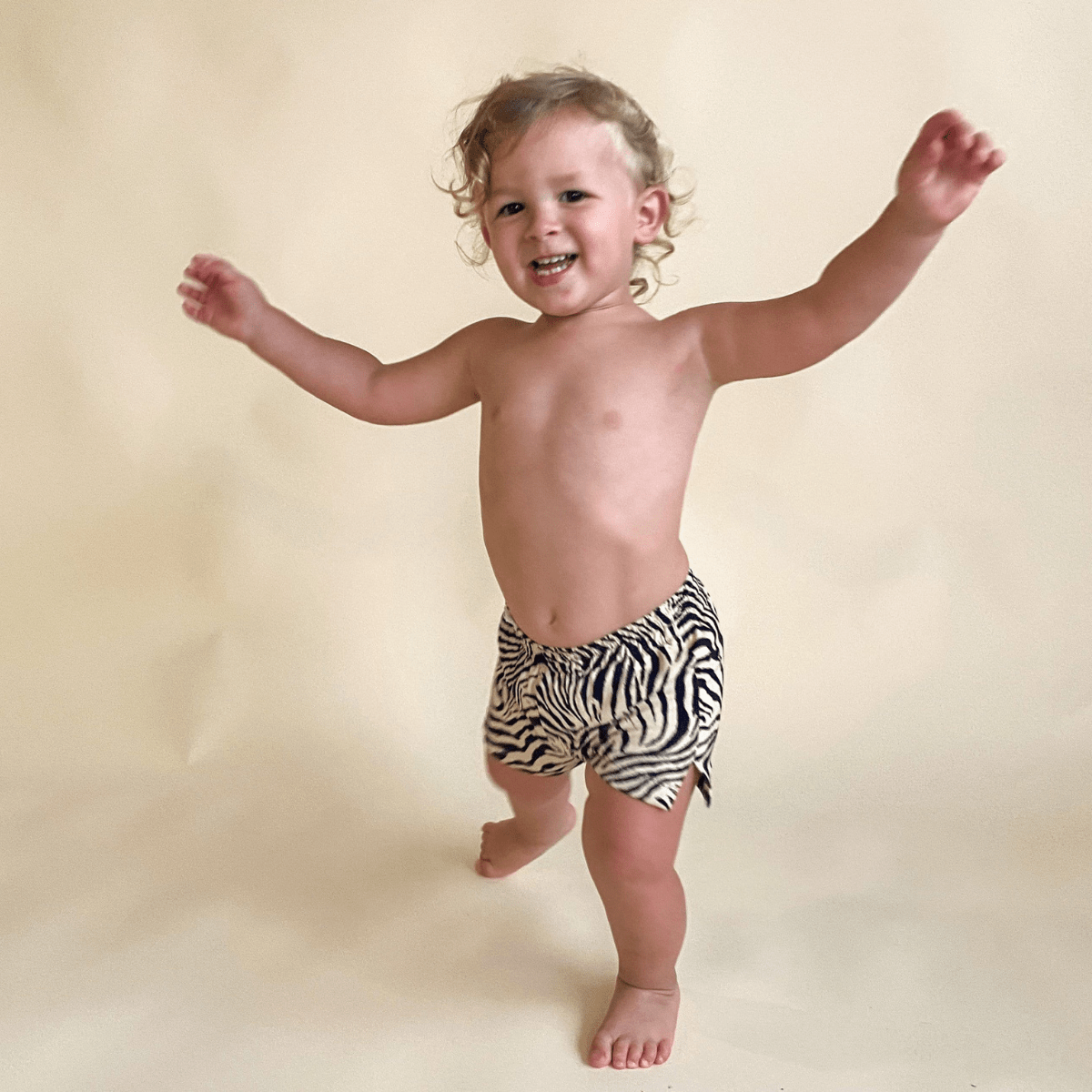 Zebra Mini Swim Trunk