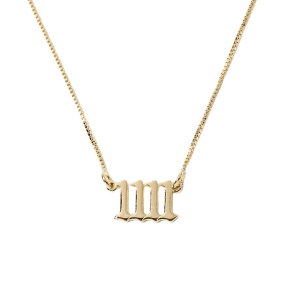 Angel Energy Necklace 1111 (Gold)