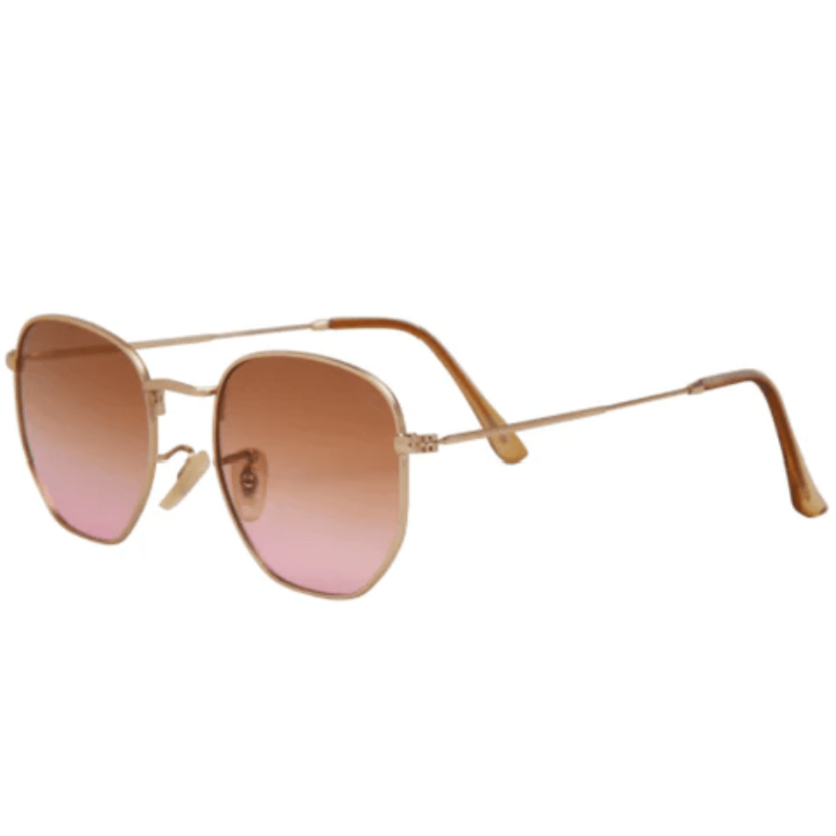 Penn Sunglasses (Gold/Brown Rose)
