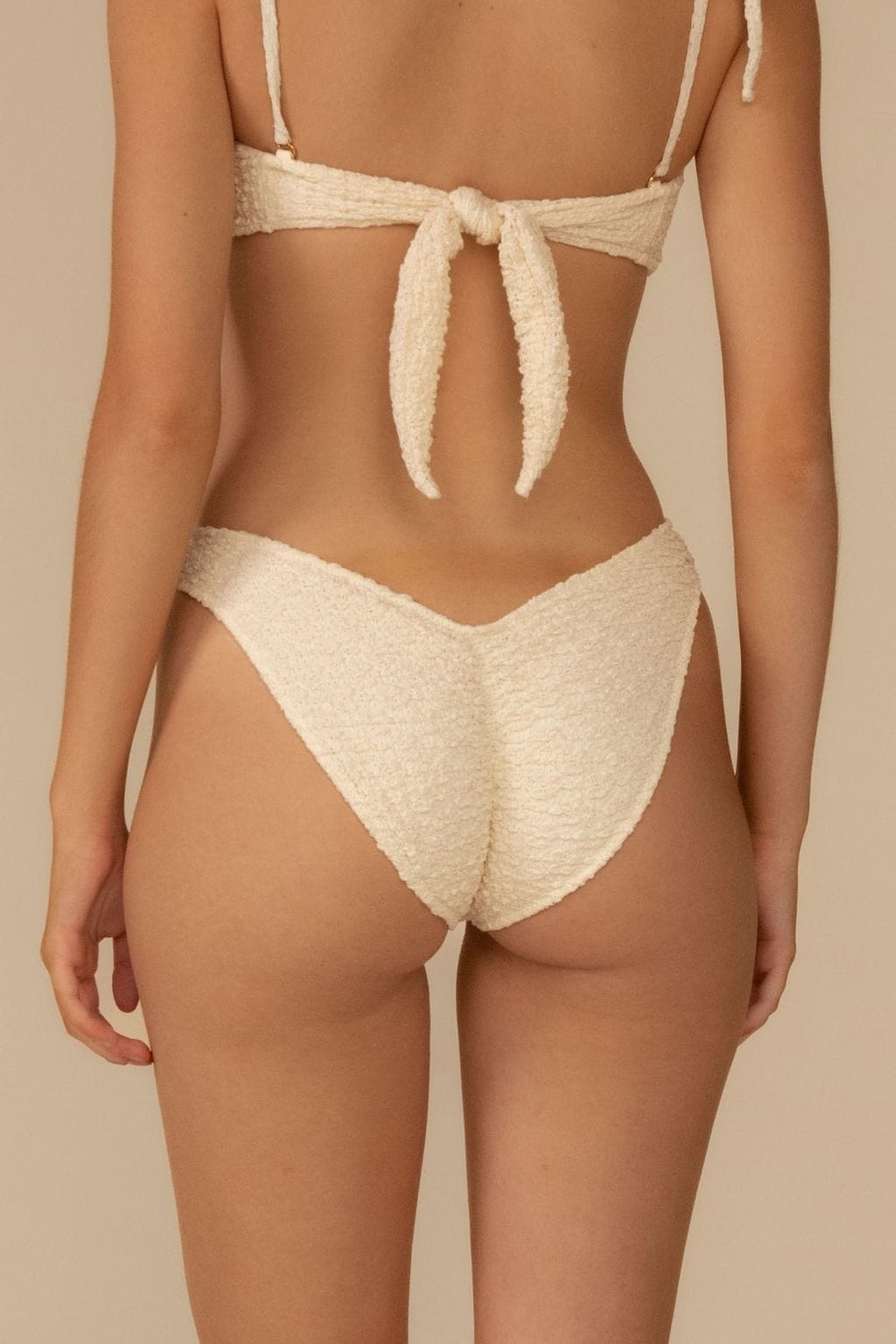 Amalia Texture Added Coverage Lulu (Zig-Zag Stitch) Bikini Bottom