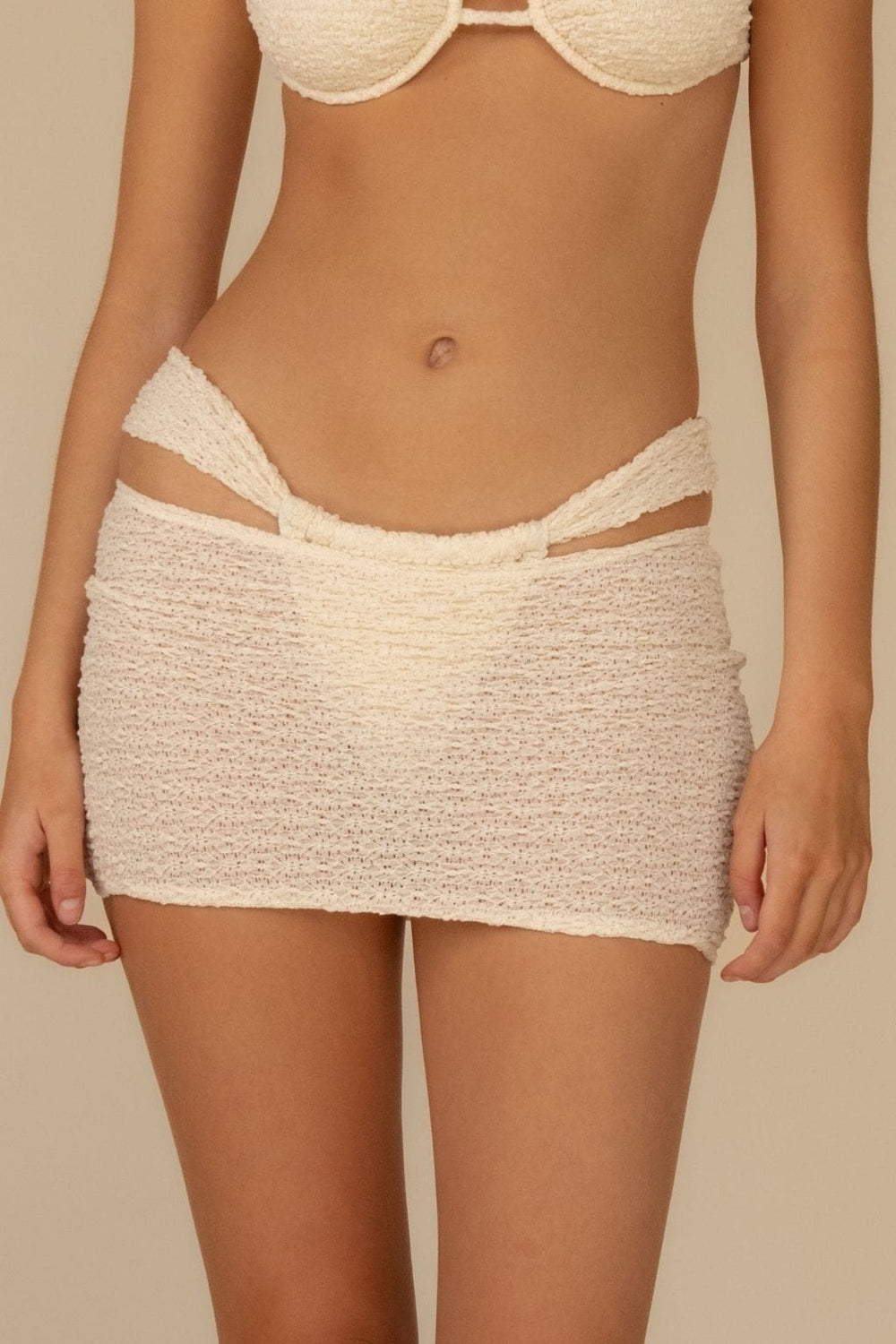 Amalia Texture Micro Skirt