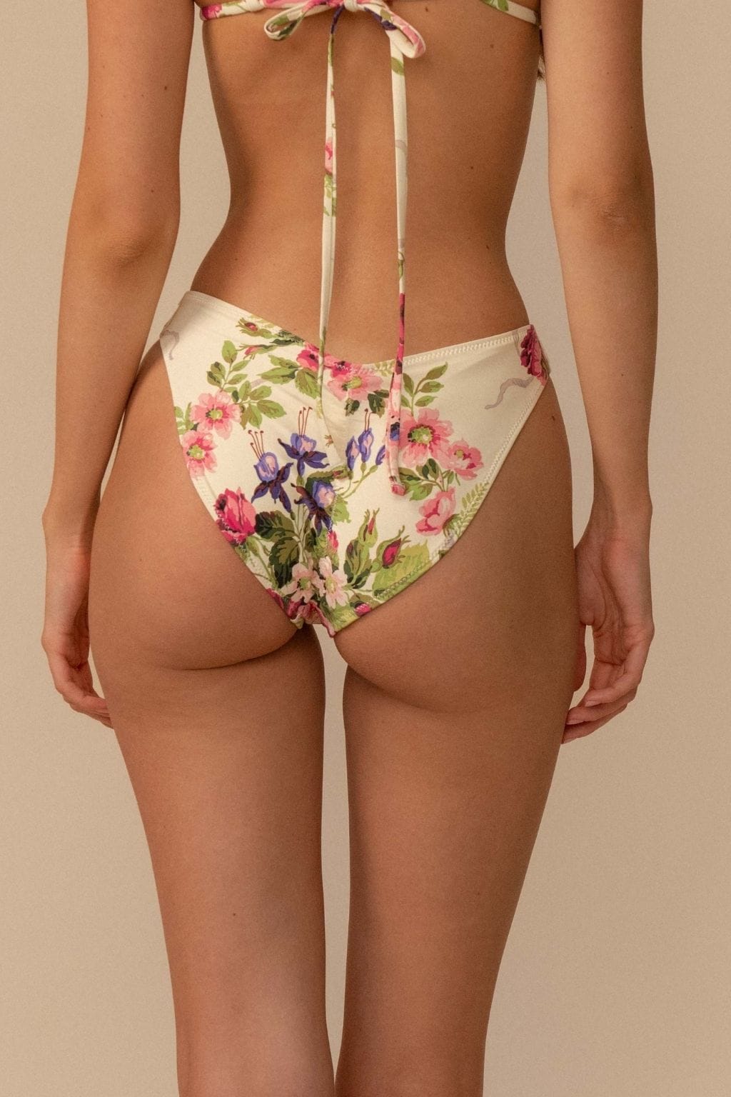 Bouquet Added Coverage Lulu (Zig-Zag Stitch) Bikini Bottom