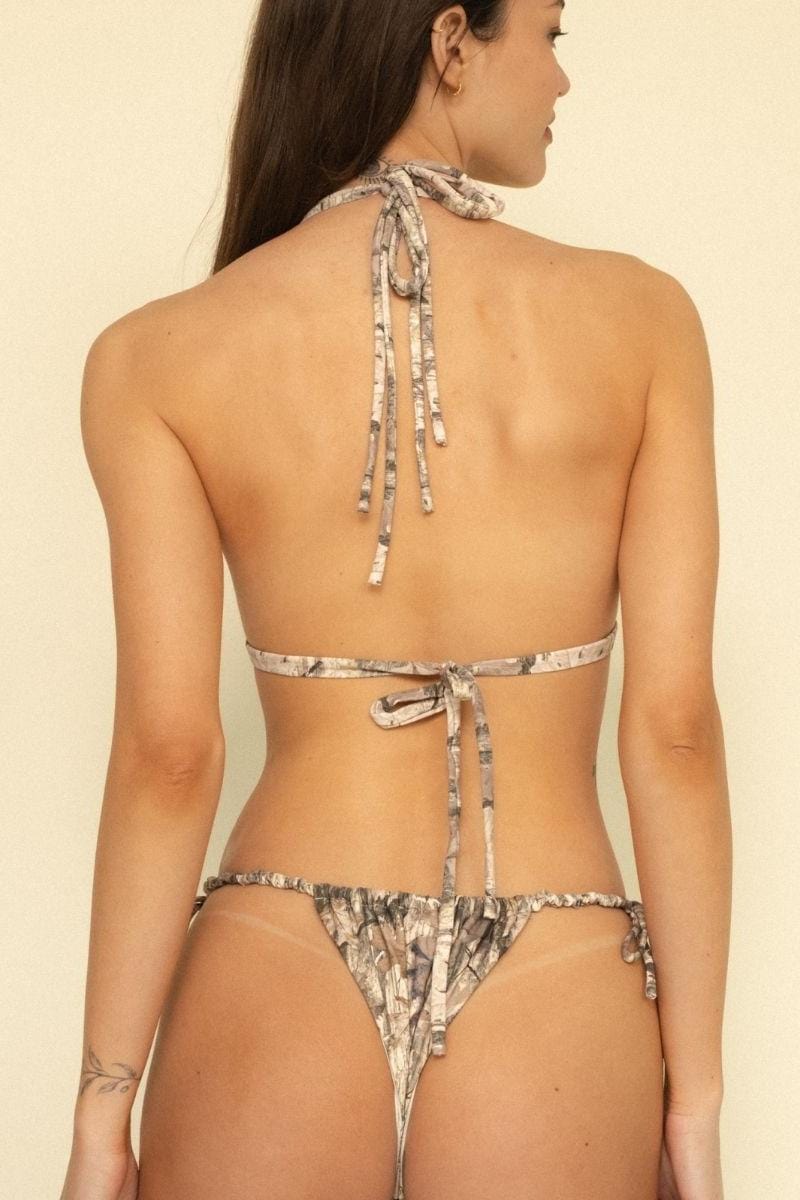 Camo Euro Bow Bikini Top