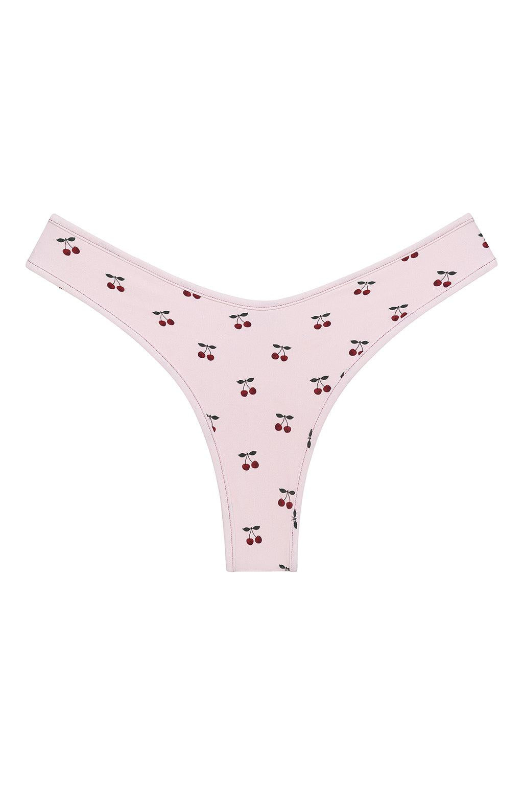 Cherries Added Coverage Lulu Bikini Bottom