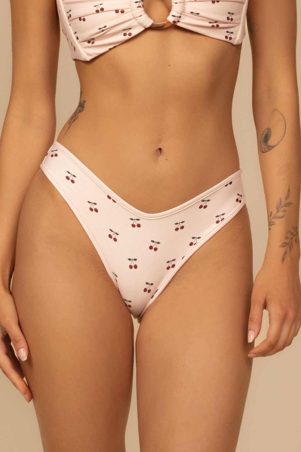 Cherries Added Coverage Lulu Bikini Bottom