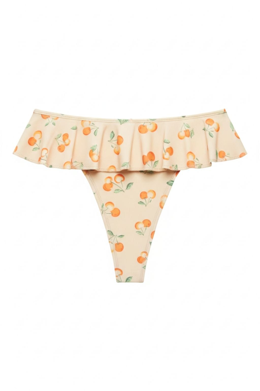 Cherry Sherbet Tamarindo Ruffle Bikini Bottom