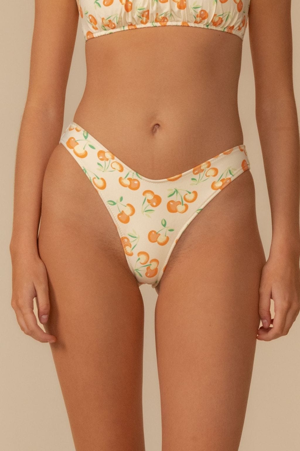 Cherry Sherbet Lulu (Zig-Zag Stitch) Bikini Bottom