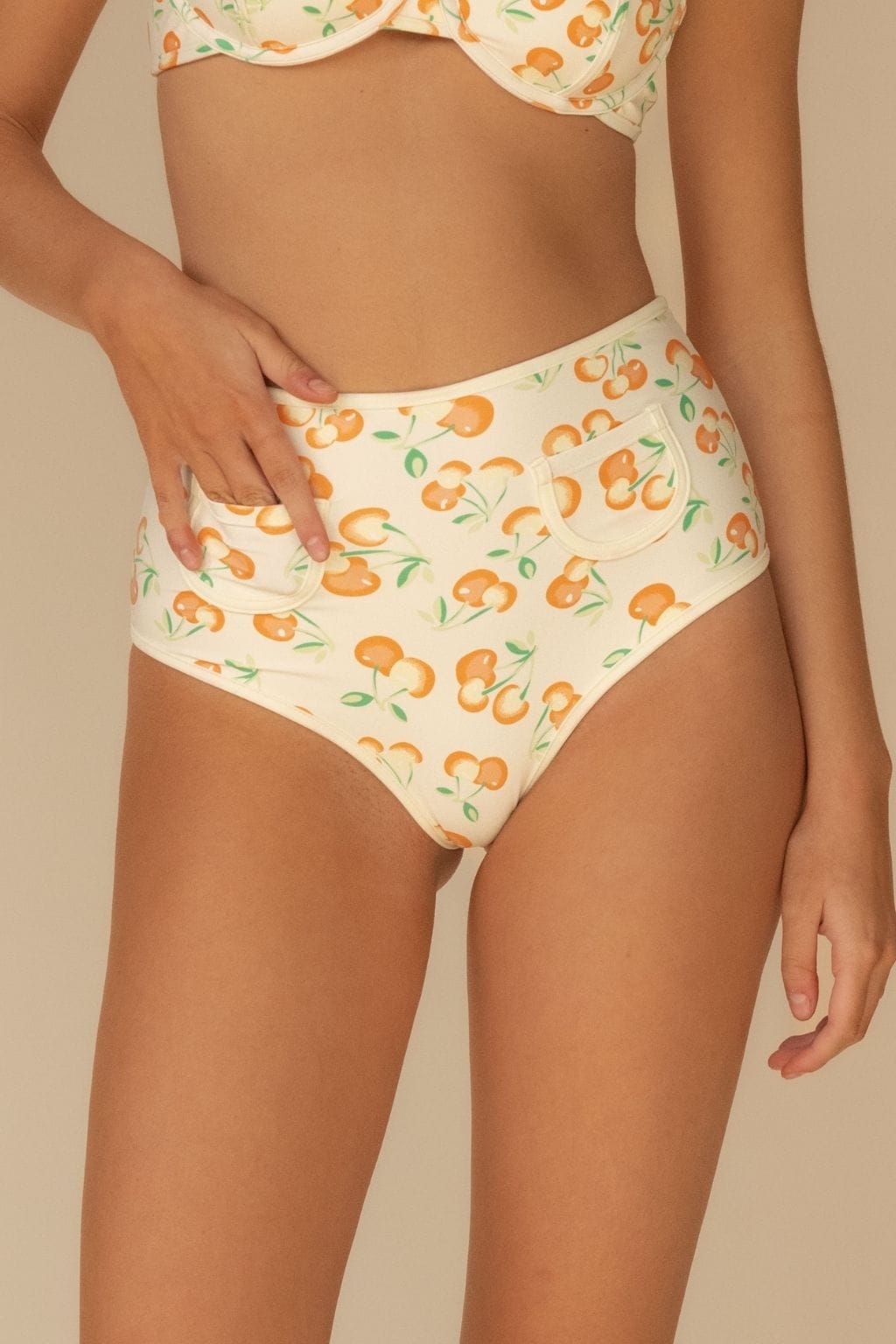 Cherry Sherbet Polly Bikini Bottom