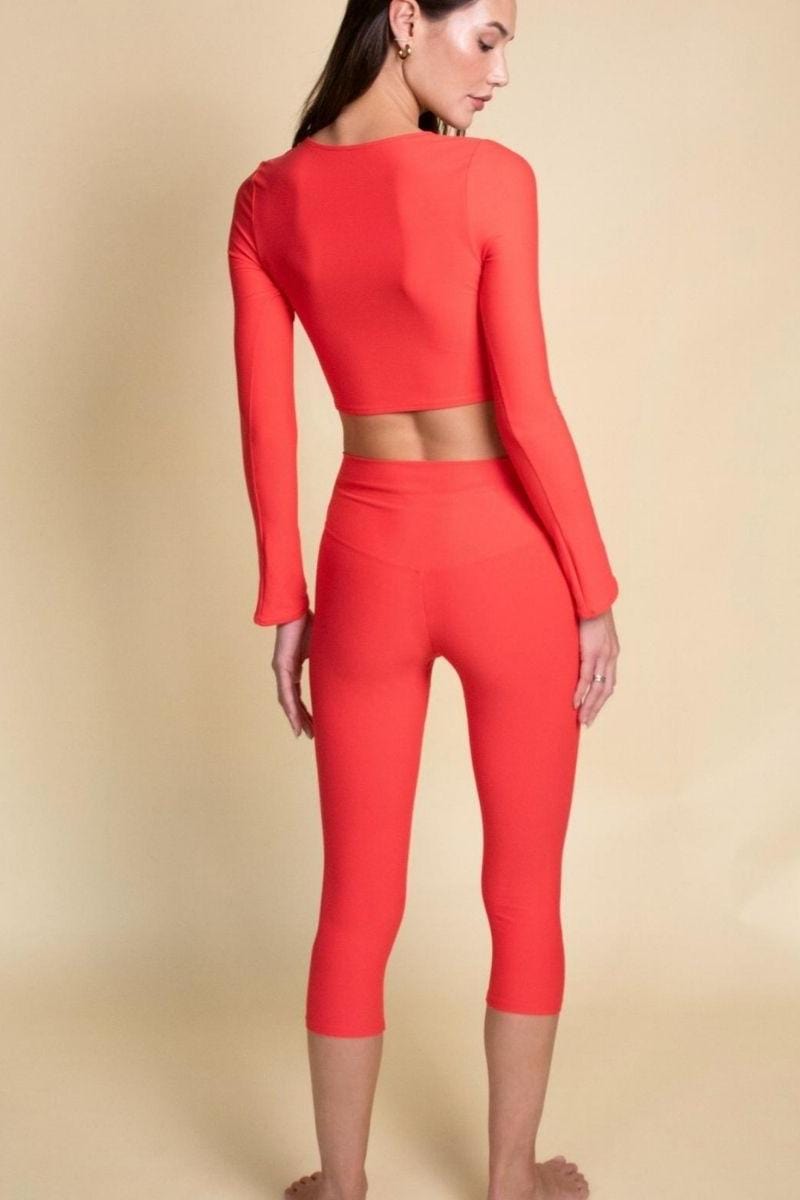 Cherry Zoe Capri Legging